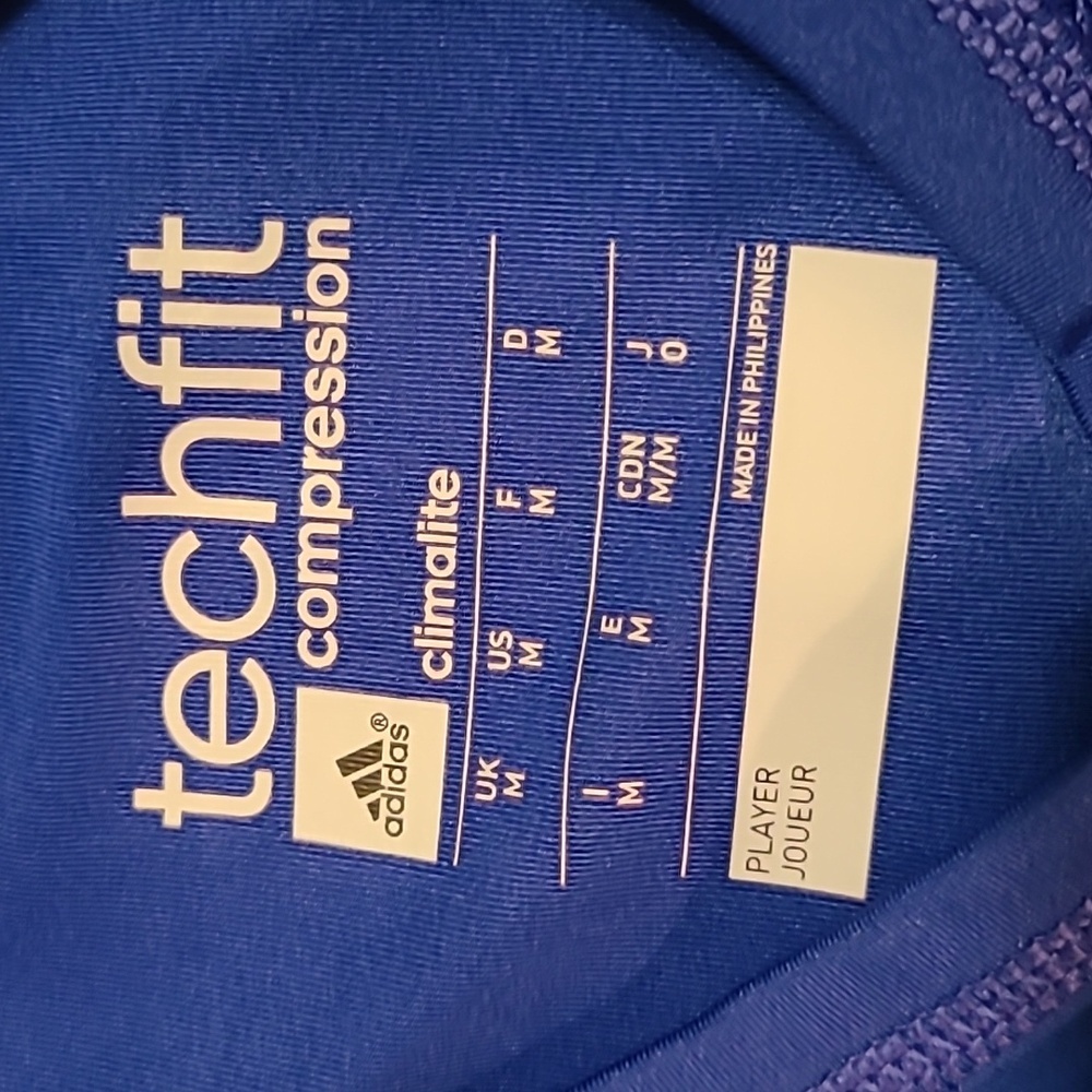 Adidas Climalite Techfit Compression Shirt - Ladies Medium - Picture 5 of 7